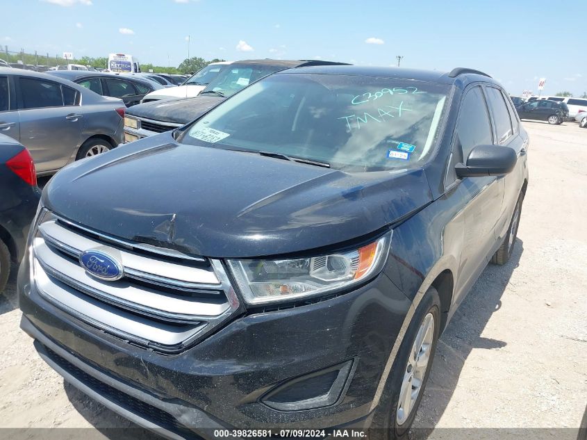 2016 Ford Edge Se VIN: 2FMPK3G94GBC30952 Lot: 39826581