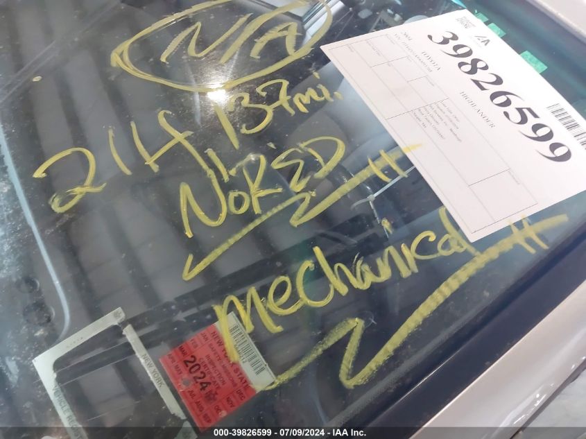 2004 Toyota Highlander VIN: JTEGD21A940093768 Lot: 39826599