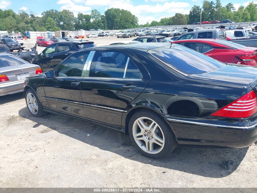 2002 Mercedes-Benz S 600 600 VIN: WDBNG78J62A301617 Lot: 39826611