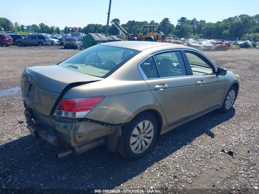 2010 Honda Accord 2.4 Lx VIN: 1HGCP2F37AA170018 Lot: 39826628