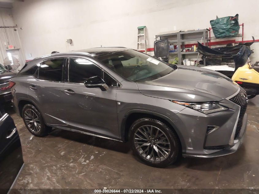 2016 Lexus Rx 350 F Sport VIN: 2T2BZMCA4GC027000 Lot: 39826644