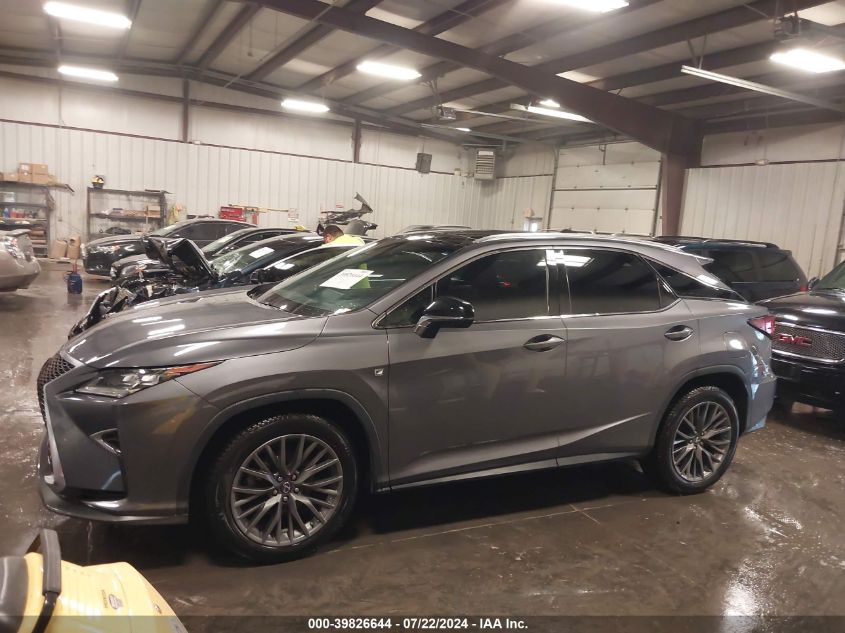 2016 Lexus Rx 350 F Sport VIN: 2T2BZMCA4GC027000 Lot: 39826644