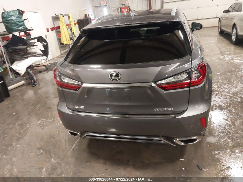 2016 Lexus Rx 350 F Sport VIN: 2T2BZMCA4GC027000 Lot: 39826644