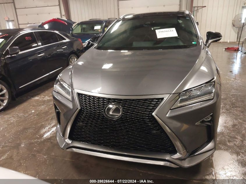 2016 Lexus Rx 350 F Sport VIN: 2T2BZMCA4GC027000 Lot: 39826644