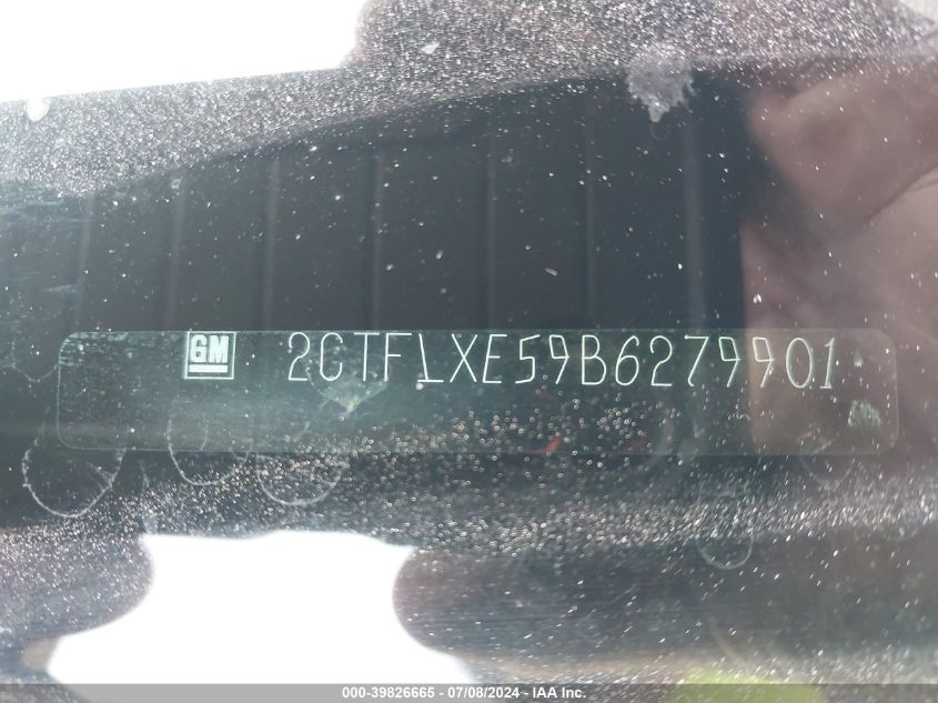 2011 GMC Terrain Slt-2 VIN: 2CTFLXE59B6279901 Lot: 39826665