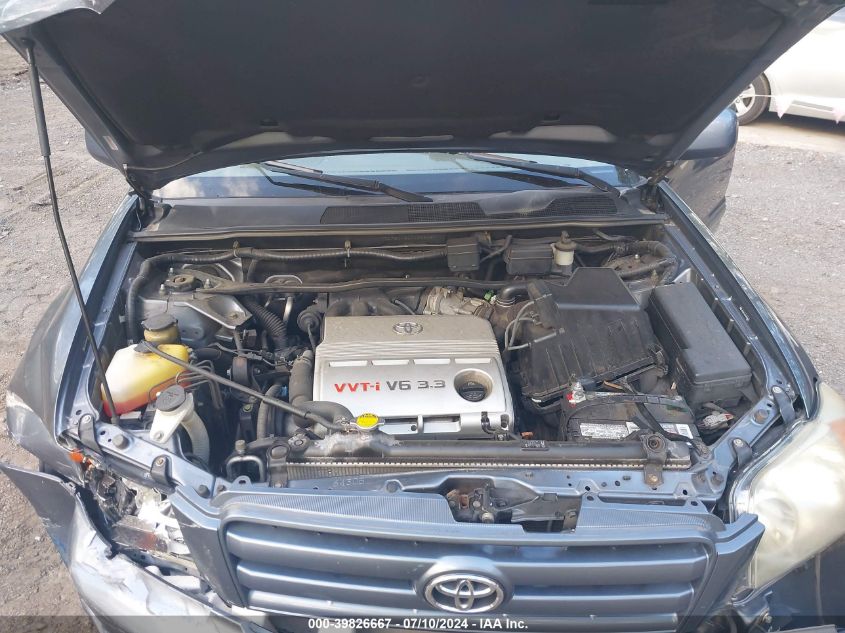 2005 Toyota Highlander Limited VIN: JTEDP21A350050846 Lot: 39826667