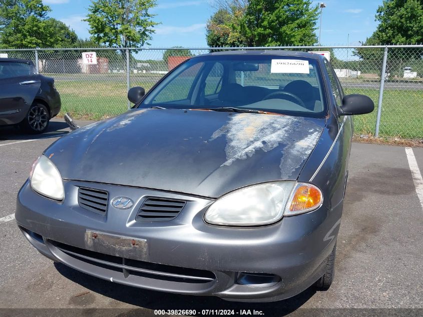 1999 Hyundai Elantra Gl VIN: KMHJF25F4XU777727 Lot: 39826690