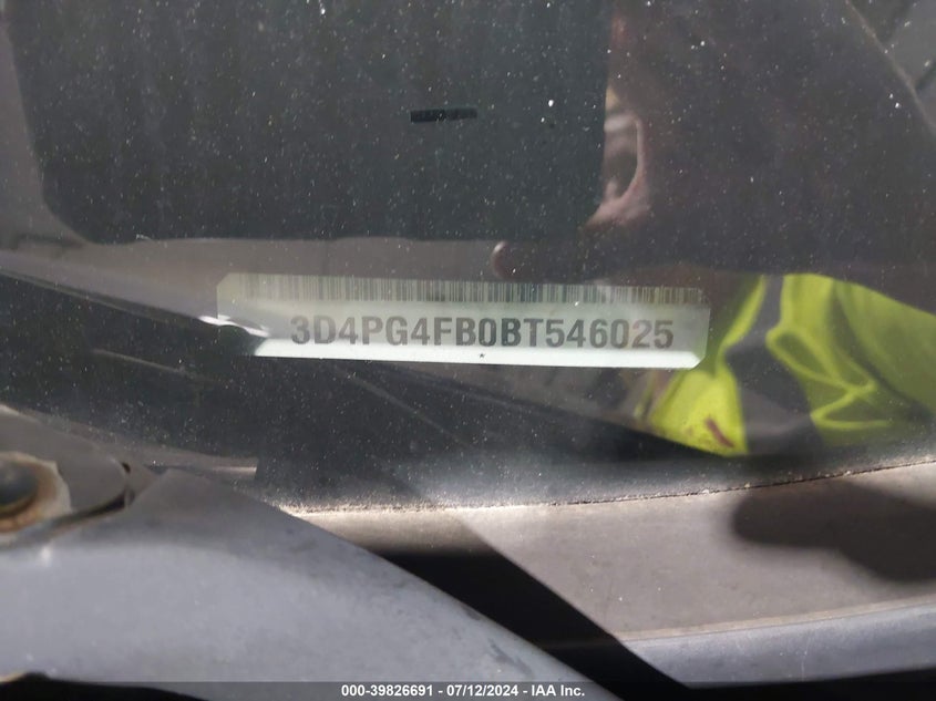 2011 Dodge Journey Express VIN: 3D4PG4FB0BT546025 Lot: 39826691