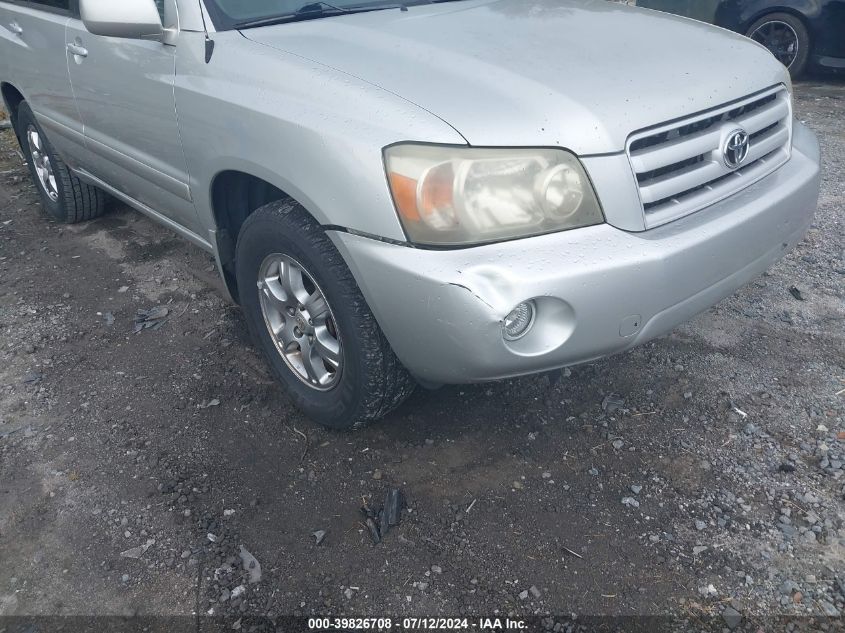 2004 Toyota Highlander V6 VIN: JTEDP21A540038714 Lot: 39826708