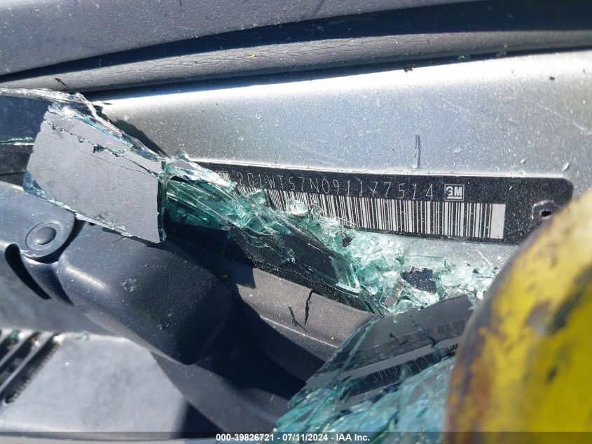 2009 Chevrolet Impala Lt VIN: 2G1WT57N091177514 Lot: 39826721