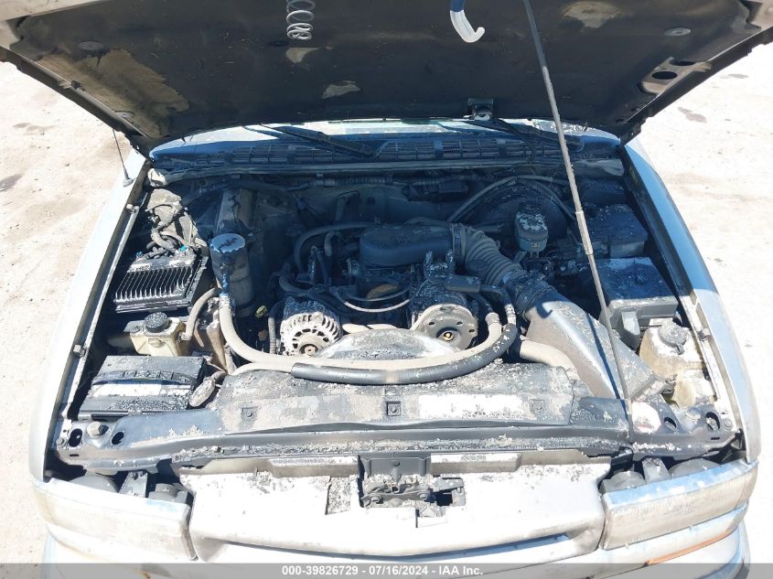 1998 Chevrolet Blazer Lt VIN: 1GNDT13W7W2161772 Lot: 39826729