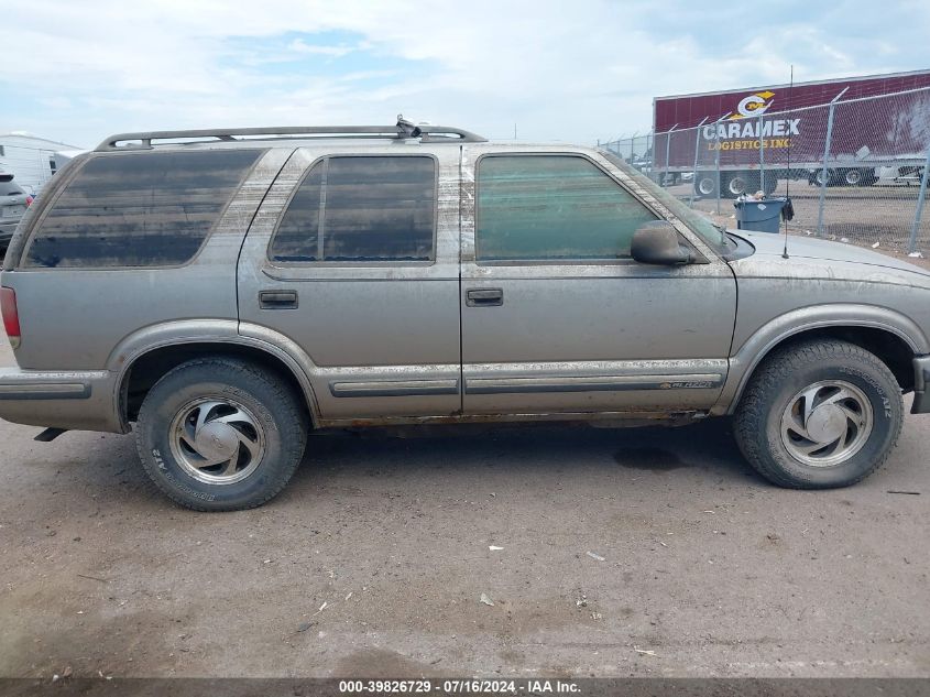 1998 Chevrolet Blazer Lt VIN: 1GNDT13W7W2161772 Lot: 39826729