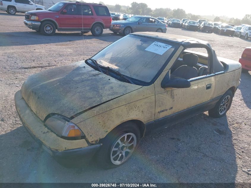 1991 Geo Metro Lsi Sprint Cl VIN: JG1MR336XMK602447 Lot: 39826745