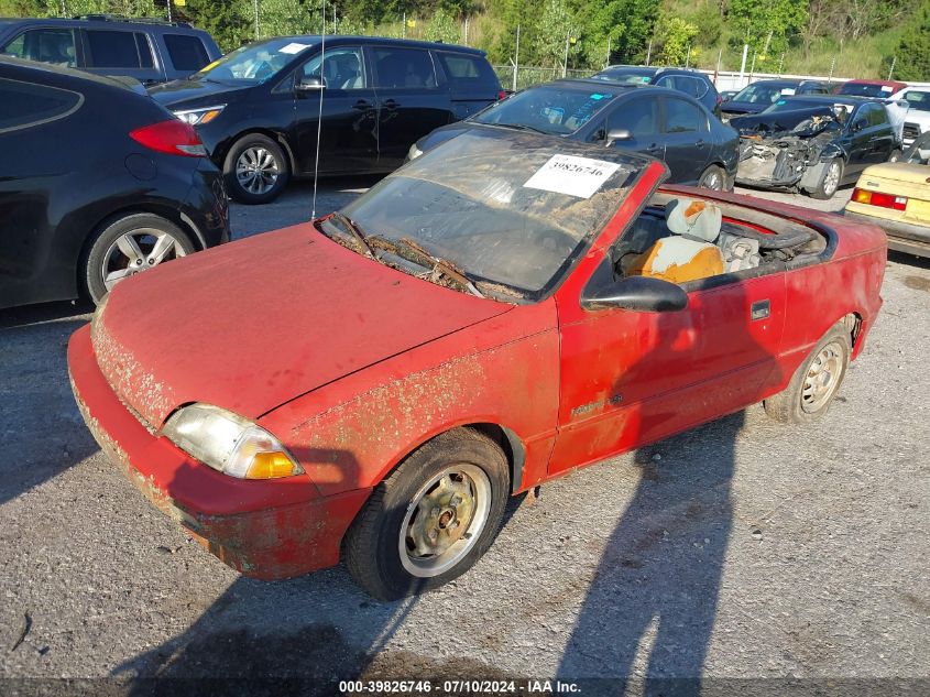 1990 Geo Metro Lsi VIN: JG1MR336XLK768935 Lot: 39826746