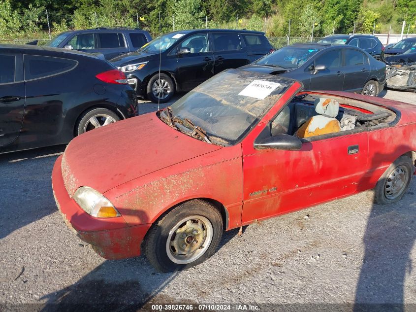 1990 Geo Metro Lsi VIN: JG1MR336XLK768935 Lot: 39826746