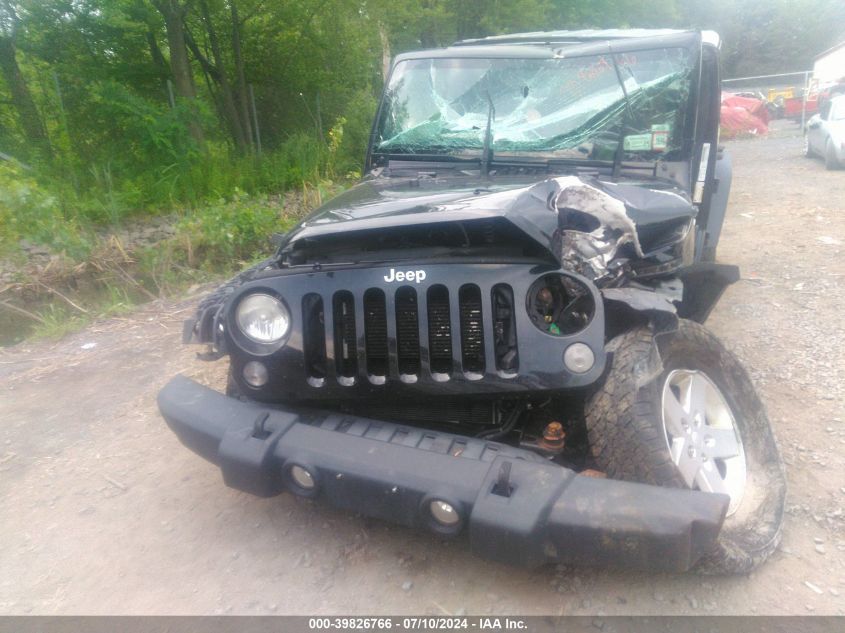 2014 Jeep Wrangler Unlimited Sport VIN: 1C4BJWDG9EL288333 Lot: 39826766