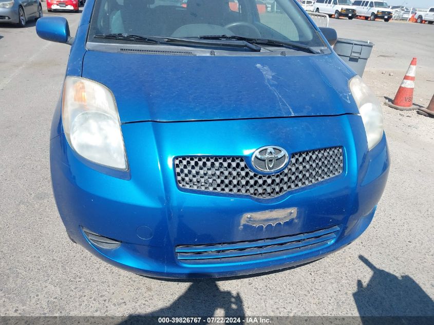 2007 Toyota Yaris VIN: JTDJT923875105678 Lot: 39826767