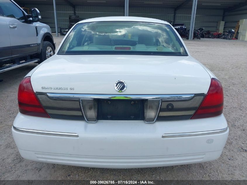 2007 Mercury Grand Marquis Gs VIN: 2MEFM74V47X608434 Lot: 39826785