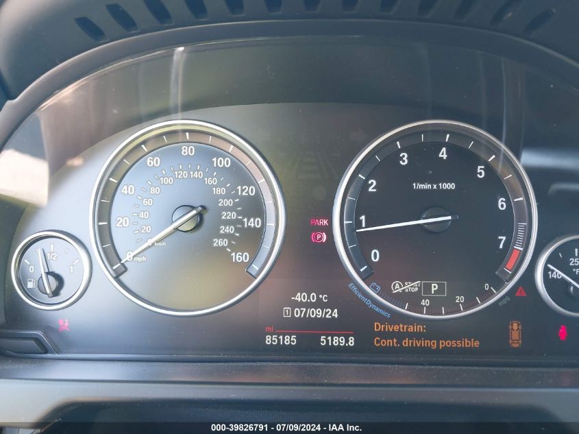 2015 BMW X5 xDrive50I VIN: 5UXKR6C53F0J79523 Lot: 39826791