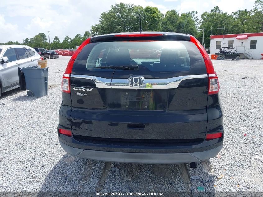 2016 Honda Cr-V Lx VIN: 2HKRM3H36GH532409 Lot: 39826798