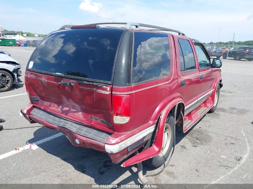 1995 Chevrolet Blazer VIN: 1GNDT13W7SK209569 Lot: 39826829