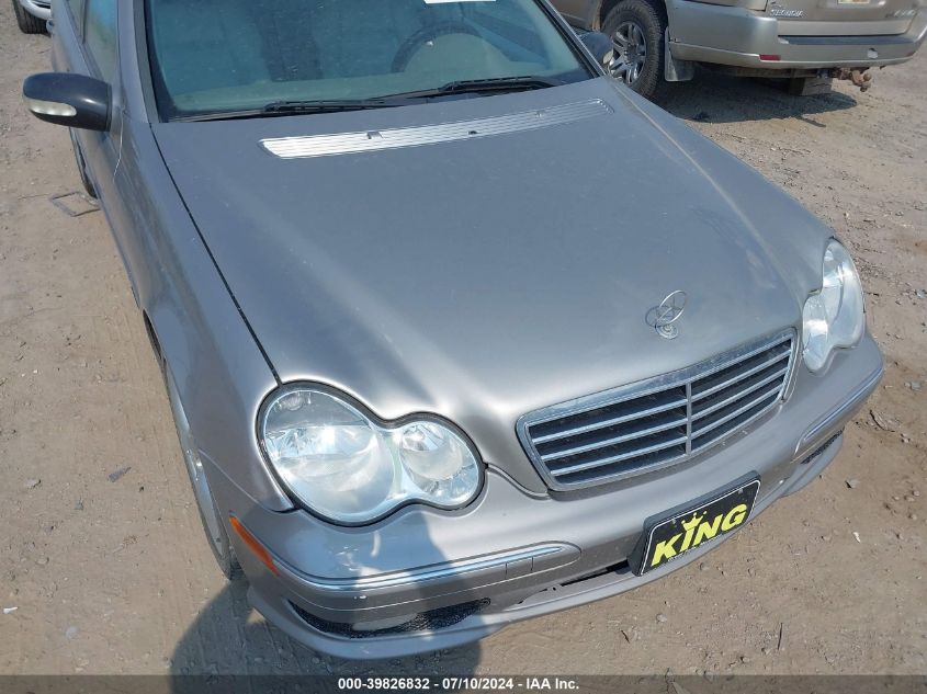 2005 Mercedes-Benz C 230 Kompressor Sport VIN: WDBRF40J05F711092 Lot: 39826832