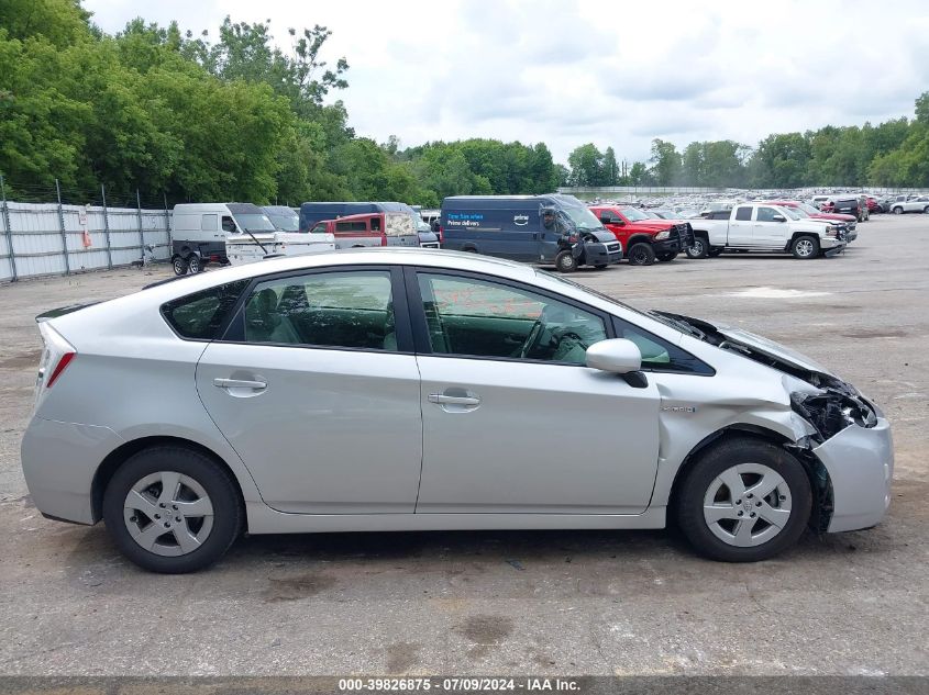 2010 Toyota Prius Iv VIN: JTDKN3DU2A0011026 Lot: 39826875