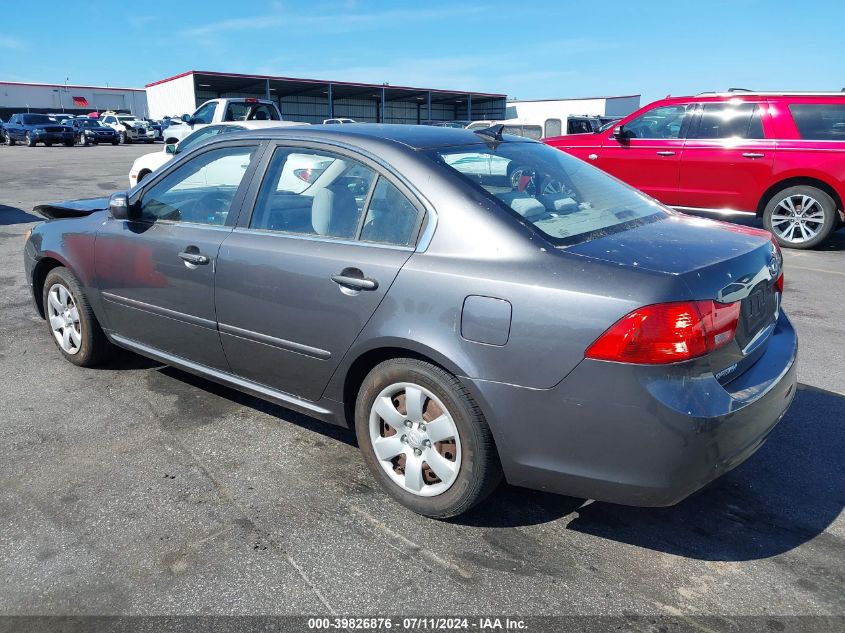 KNAGE228995324365 | 2009 KIA OPTIMA