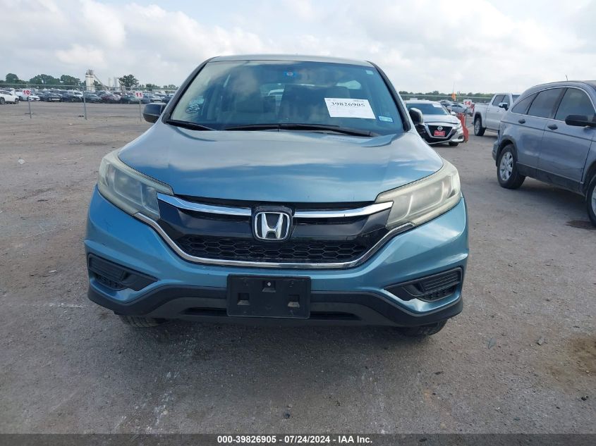 2015 Honda Cr-V Lx VIN: 2HKRM4H31FH601950 Lot: 39826905