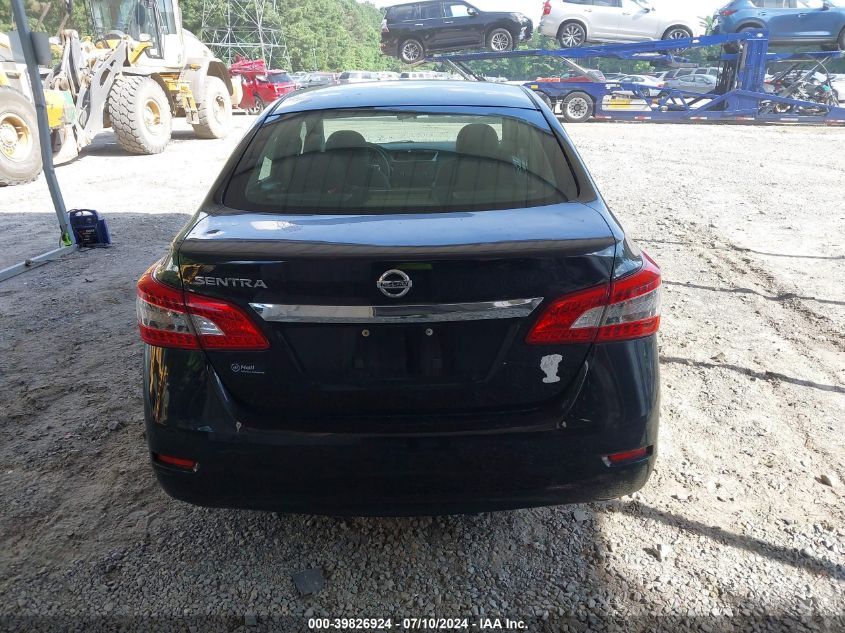 2015 Nissan Sentra S/Sv/Sr/Sl VIN: 3N1AB7AP4FY342538 Lot: 39826924