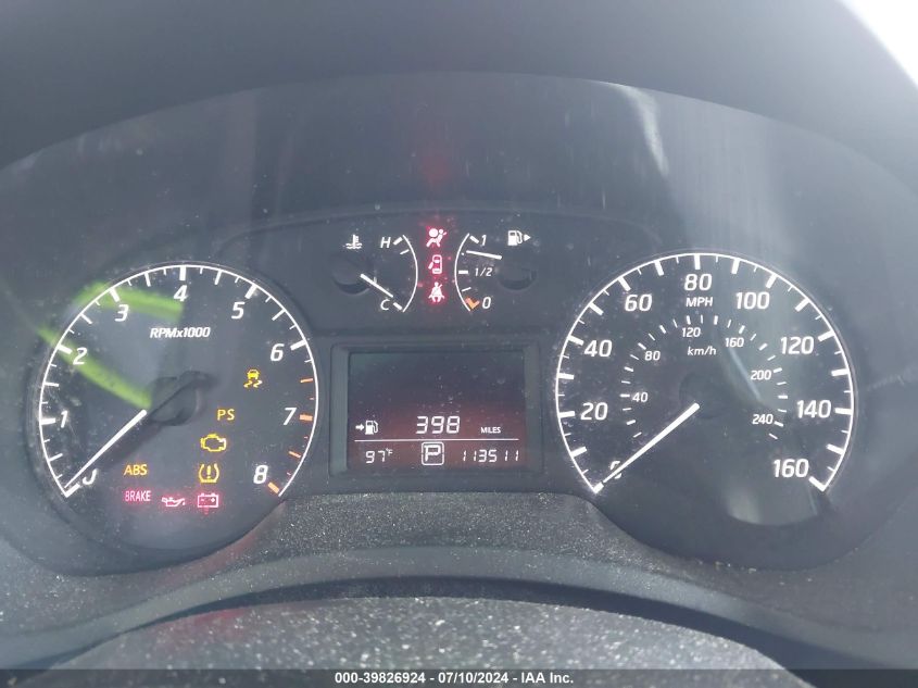 2015 Nissan Sentra S/Sv/Sr/Sl VIN: 3N1AB7AP4FY342538 Lot: 39826924