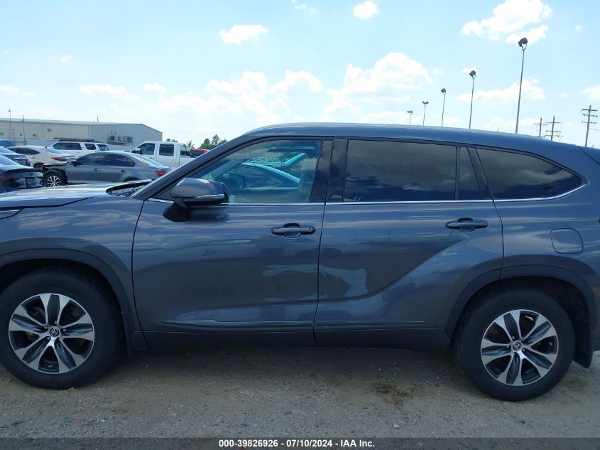 2022 Toyota Highlander Xle VIN: 5TDGZRBH4NS178686 Lot: 39826926