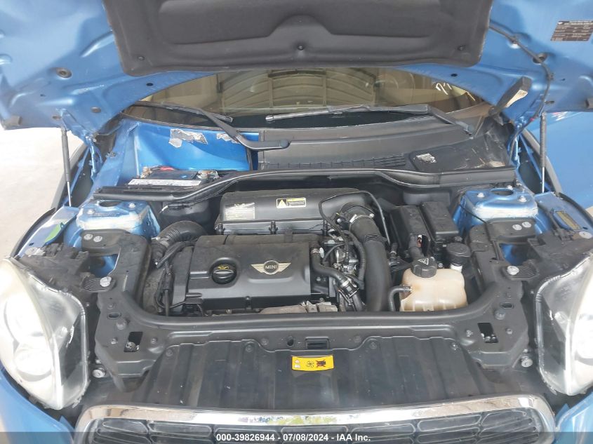 2012 Mini Cooper S Countryman VIN: WMWZC3C58CWL84616 Lot: 39826944