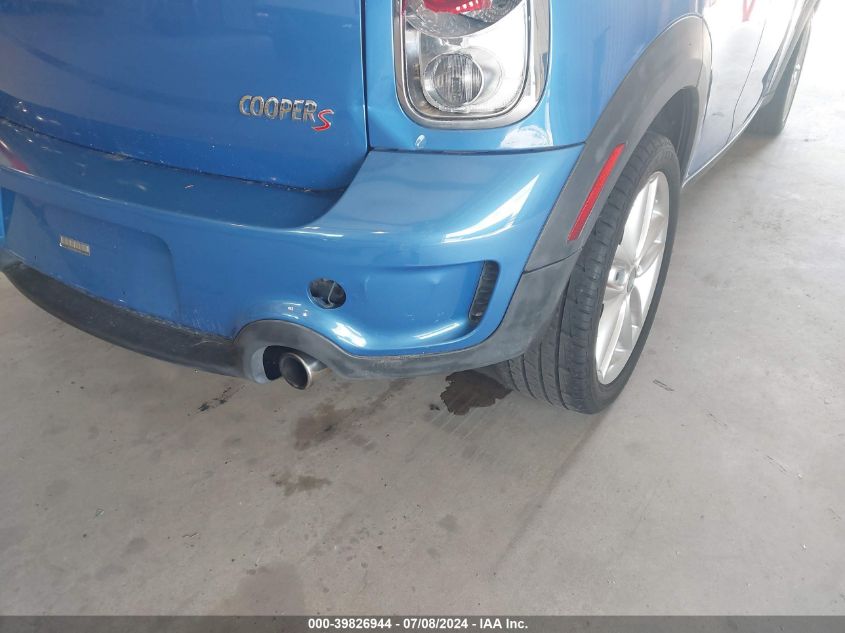 2012 Mini Cooper S Countryman VIN: WMWZC3C58CWL84616 Lot: 39826944