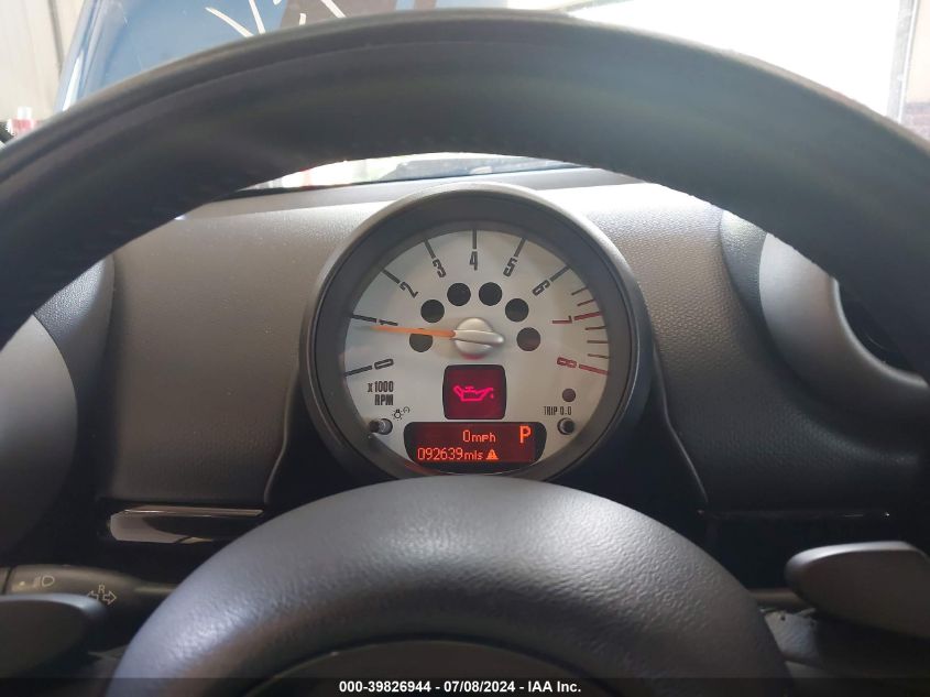 2012 Mini Cooper S Countryman VIN: WMWZC3C58CWL84616 Lot: 39826944