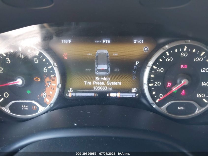 2016 Jeep Renegade Trailhawk VIN: ZACCJBCT6GPC74576 Lot: 39826953