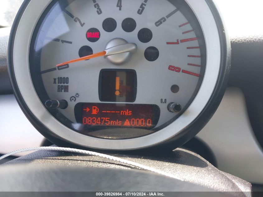 2009 Mini Cooper VIN: WMWMF33539TU75675 Lot: 39826984