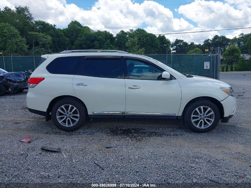 2015 Nissan Pathfinder Sl VIN: 5N1AR2MMXFC609232 Lot: 39826999