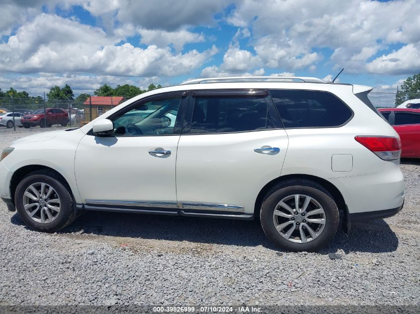 2015 Nissan Pathfinder Sl VIN: 5N1AR2MMXFC609232 Lot: 39826999