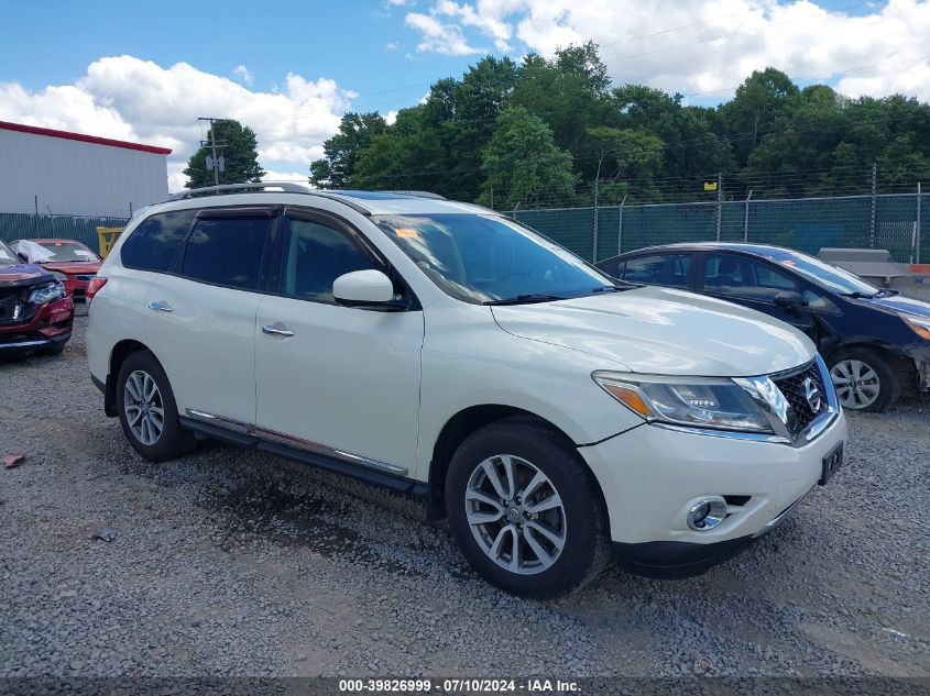 2015 Nissan Pathfinder Sl VIN: 5N1AR2MMXFC609232 Lot: 39826999