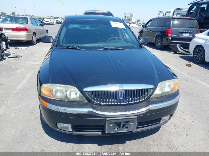 2002 Lincoln Ls V6 Auto/V6 Manual/W/Sport Pkg VIN: 1LNHM86S22Y619312 Lot: 39827031