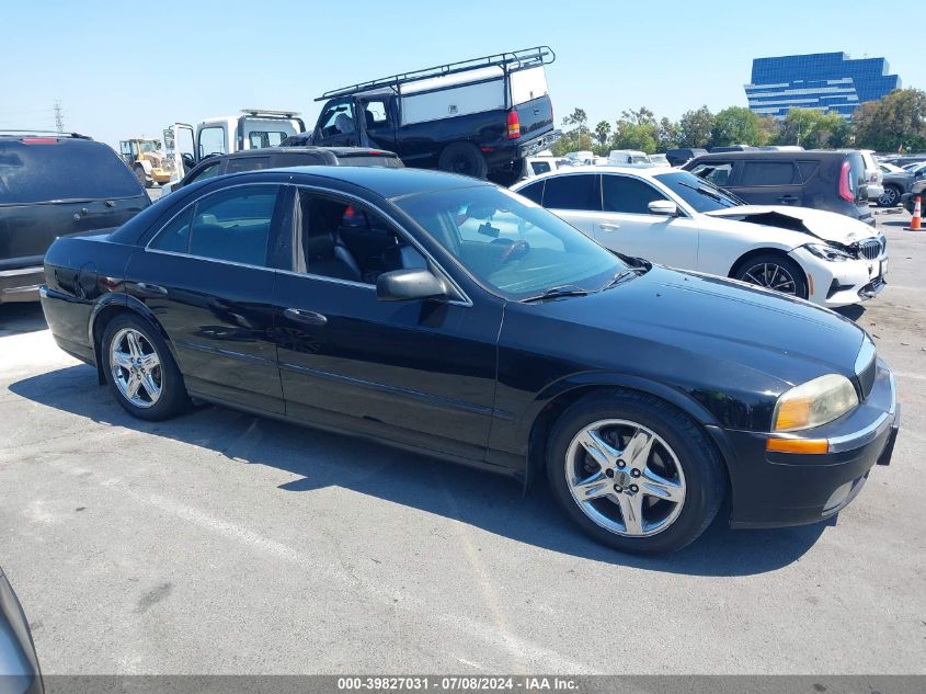 2002 Lincoln Ls V6 Auto/V6 Manual/W/Sport Pkg VIN: 1LNHM86S22Y619312 Lot: 39827031