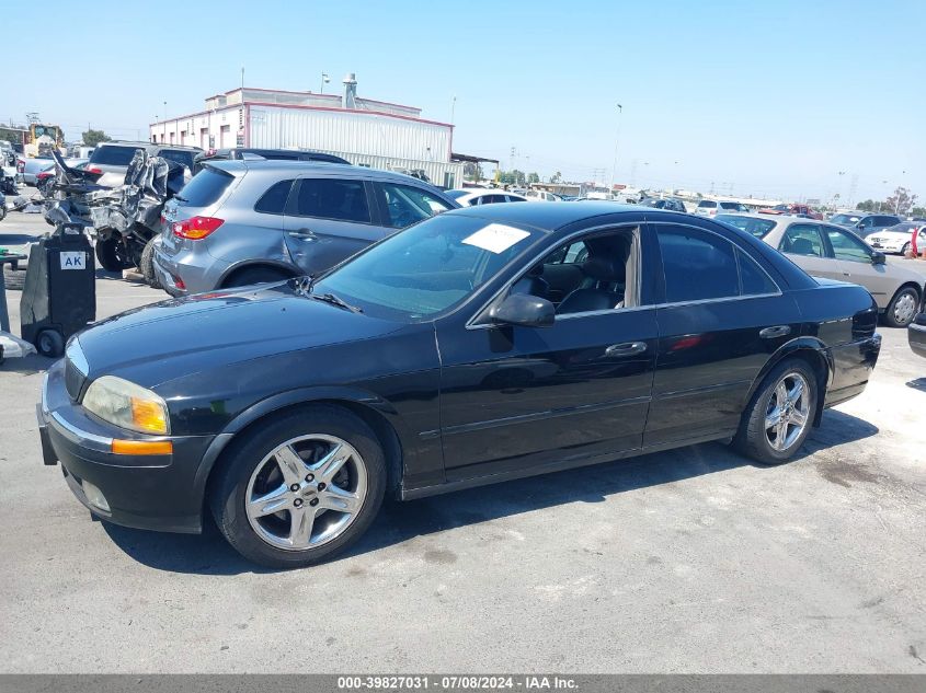 2002 Lincoln Ls V6 Auto/V6 Manual/W/Sport Pkg VIN: 1LNHM86S22Y619312 Lot: 39827031