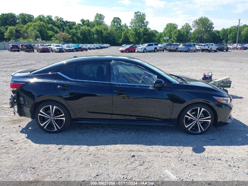 2020 Nissan Sentra Sr Xtronic Cvt VIN: 3N1AB8DV9LY296717 Lot: 39827058