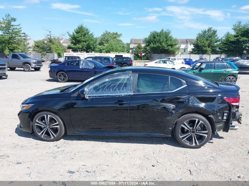 2020 Nissan Sentra Sr Xtronic Cvt VIN: 3N1AB8DV9LY296717 Lot: 39827058