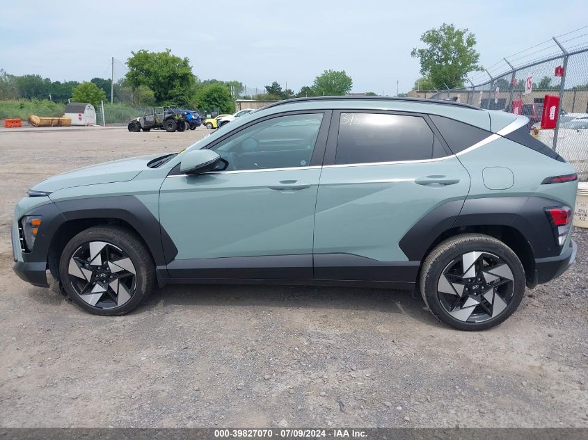 2024 Hyundai Kona Limited VIN: KM8HECA38RU027544 Lot: 39827070