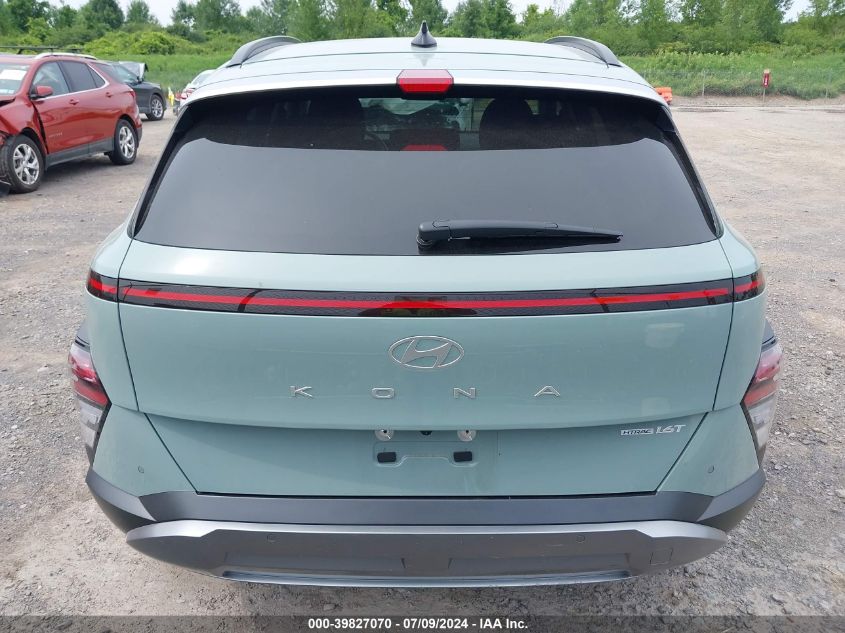 2024 Hyundai Kona Limited VIN: KM8HECA38RU027544 Lot: 39827070