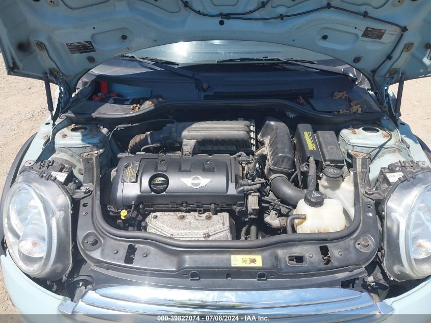 2012 Mini Cooper VIN: WMWSU3C57CT185153 Lot: 39827074