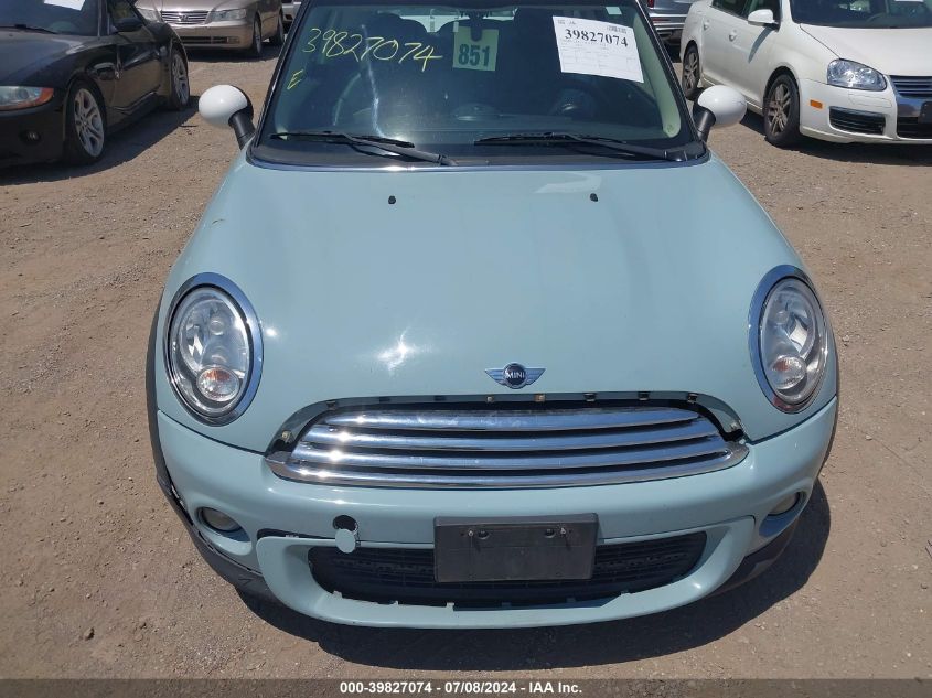 2012 Mini Cooper VIN: WMWSU3C57CT185153 Lot: 39827074