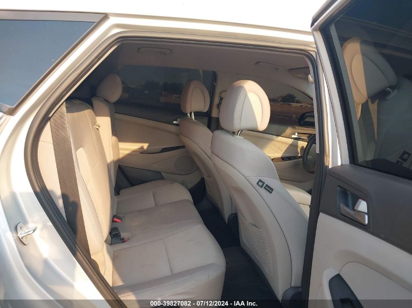 2017 Hyundai Tucson Limited/Sport And Eco/Se VIN: KM8J33A22HU415933 Lot: 39827082